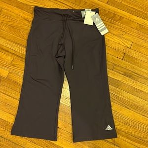 Adidas Night Purple capri workout pants